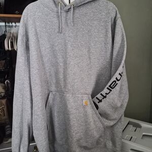 Carhartt Men's Heather Gray Hoodie